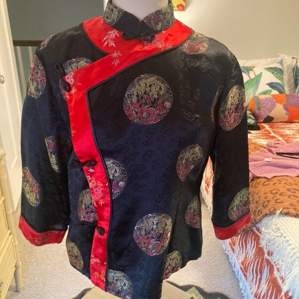 Vintage Mandarin Collar Chinese Jacket